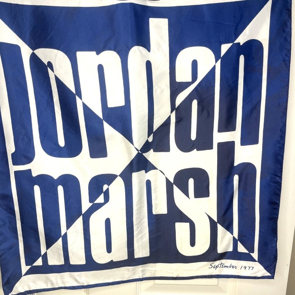 Jordan Marsh Vintage Scarf September 1977 Limited Edition